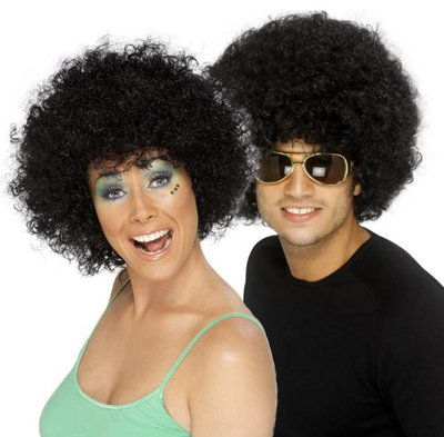 Unisex paruka funky afro