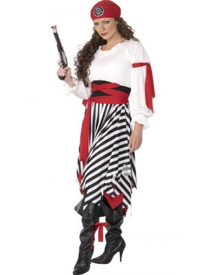 Dámský kostým pirátka (dlouhé šaty)