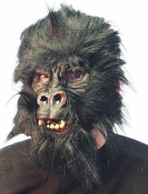 Maska naštvaná gorila