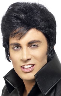 Pánská paruka Elvis (hladký účes)