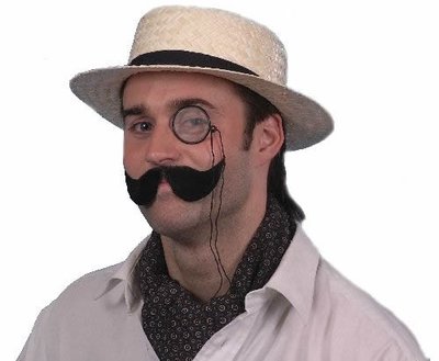 Slamák s černým páskem