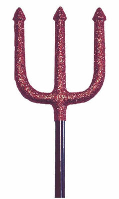 Čertovské vidle glitter červené 120 cm