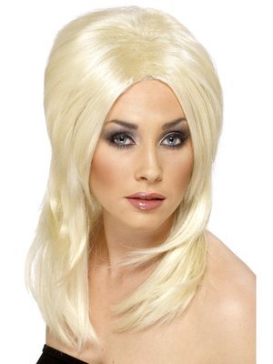 Dámská paruka fotomodelka blond (covergirl)