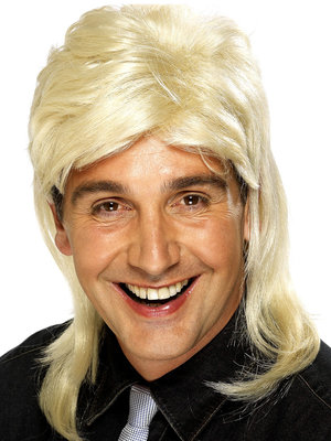 Pánská paruka 80-tá léta Mullet Jason "na Jágra"