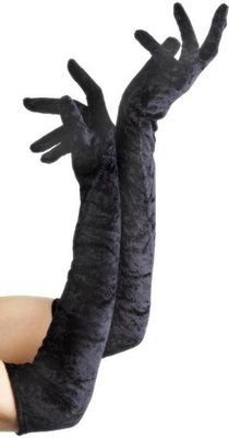 Sametové rukavice 53cm