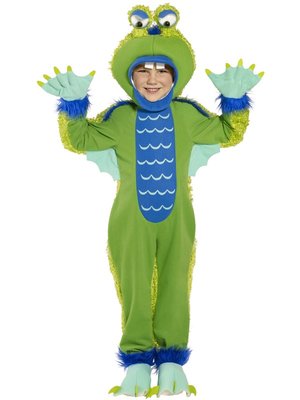 Dětský kostým Žába,modré lemovaní