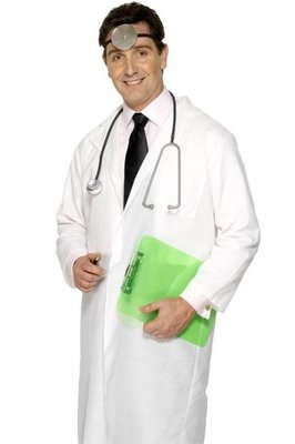 Pánská sada doktor (reflektor, stetoskop)