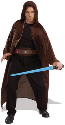 Pánská sada Jedi Knight (plášť, opasek, cop, meč)