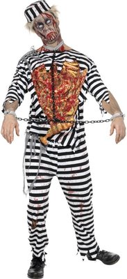Pánský halloweenský kostým zombie vězeň