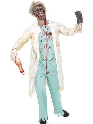 Pánský kostým na Halloween zombie doktor