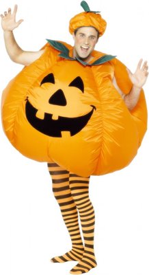 Pánský nafukovací kostým Halloween dýně