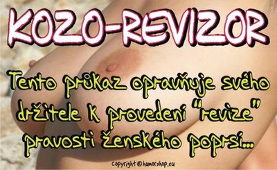 Průkaz Kozorevizor