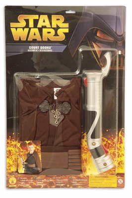 Sada Hrabě Dooku (plášť s přezkou, opasek, meč)