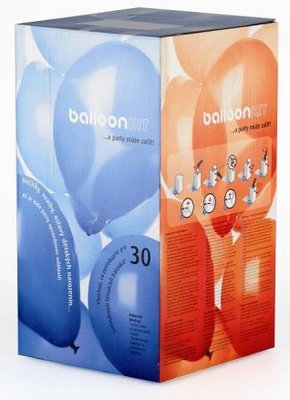Helium láhev na 30 balónků + 30ks balónků