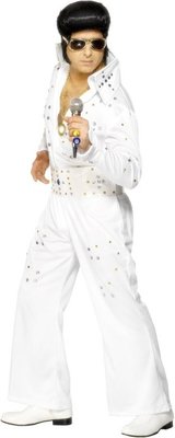 Pánský kostým Elvis (bílý)