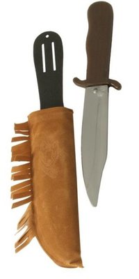 Plastová indiánská dýka s pochvou 28 cm