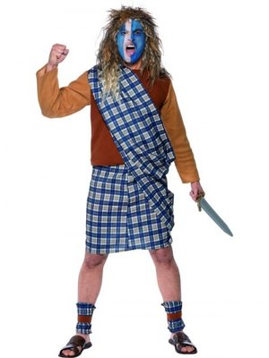 Pánský kostým skotský bojovník