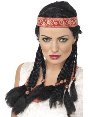Dámská paruka Pocahontas