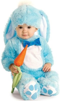 Dětský kostým králíček modrý