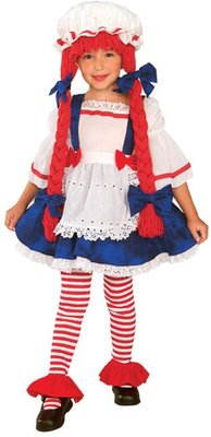 Dívčí kostým hadrová panenka - Pro věk (roků) 1-2 (II. Jakost)
