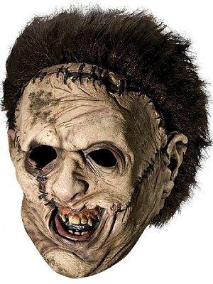 Halloweenská maska Leatherface