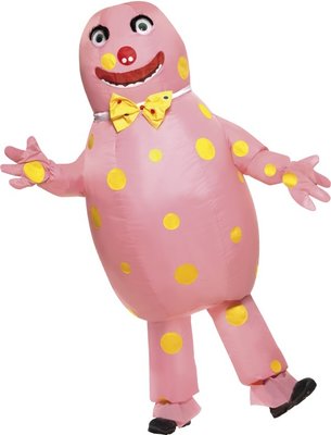 Pánský kostým Mr Blobby nafukovací