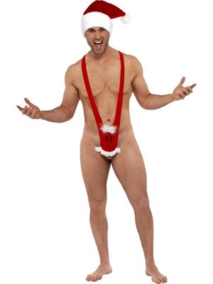 Pánský kostým Santa mankini