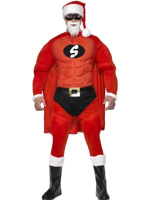 Pánský kostým super fit Santa