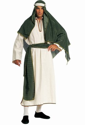 Pánský kostým arab (bílo-zelený)