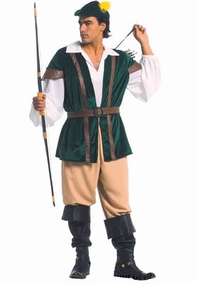 Pánský kostým Robin Hood (zelený)