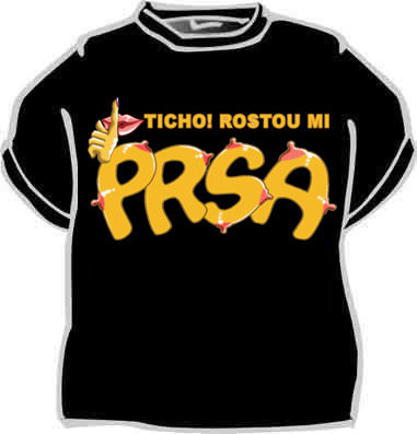 Tričko - Ticho rostou mi prsa