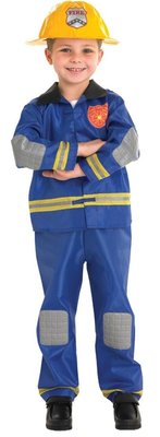 Dětský kostým hasič (modrý)