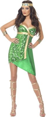 Dámský kostým medúza zelený