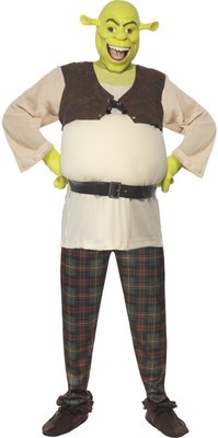 Pánský kostým Shrek - Velikost M 48-50 (II. Jakost)