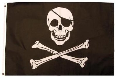 Pirátská vlajka 60x90 cm