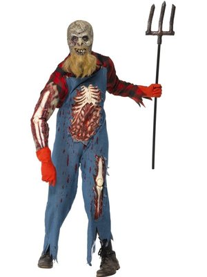 Halloweenský pánský kostým Zombie venkovan