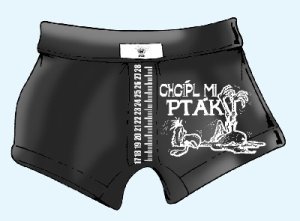 Trenýrky s metrem-chcípl mi pták