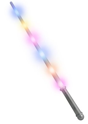 Světelný svíticí meč duhový 70cm
