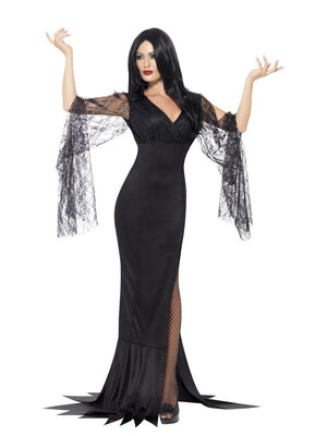 Dámský kostým Morticia Addams (šaty)