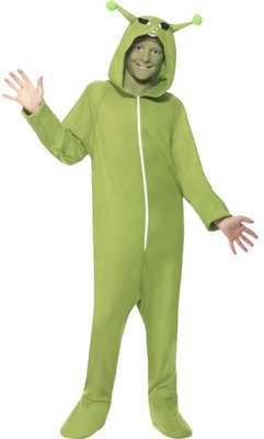 Dětský kostým mimozemšťan, zelený