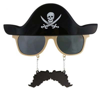 Brýle pirát s knírem