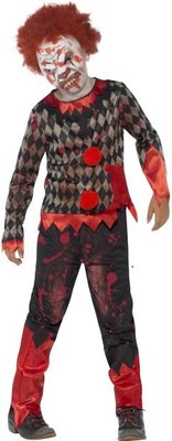 Dětský halloweenský kostým zombie klaun
