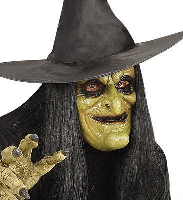 Halloweenská maska čarodějnice