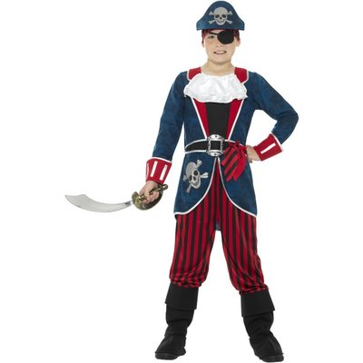 Chlapecký kostým pirátský kapitán Deluxe