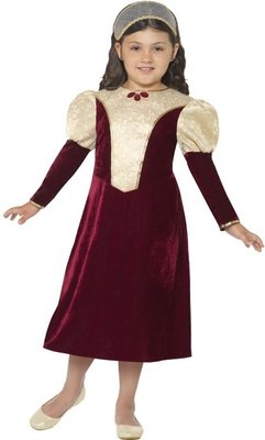 Dívčí kostým tudorská děvče