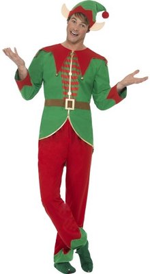 Pánský kostým vánoční elf