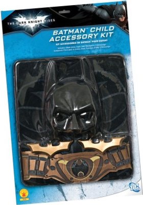 Batman Set (maska, plášť, opasek, hrudní díl, 2x batarang)