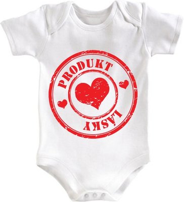 Vtipné dětské body - Produkt lásky