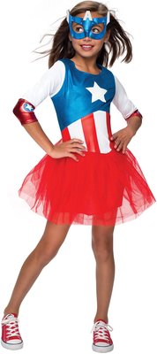 Dívčí kostým Kapitán Amerika