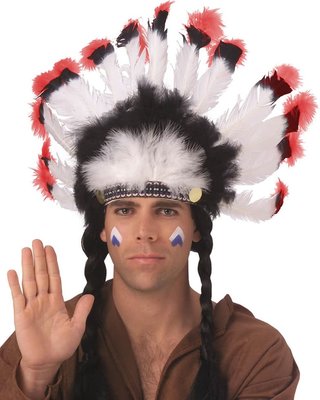 Indiánská čelenka náčelník